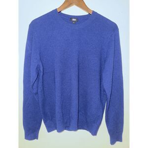 UNIQLO 100% Cashmere Crew Neck Sweater Blue Men's Size S